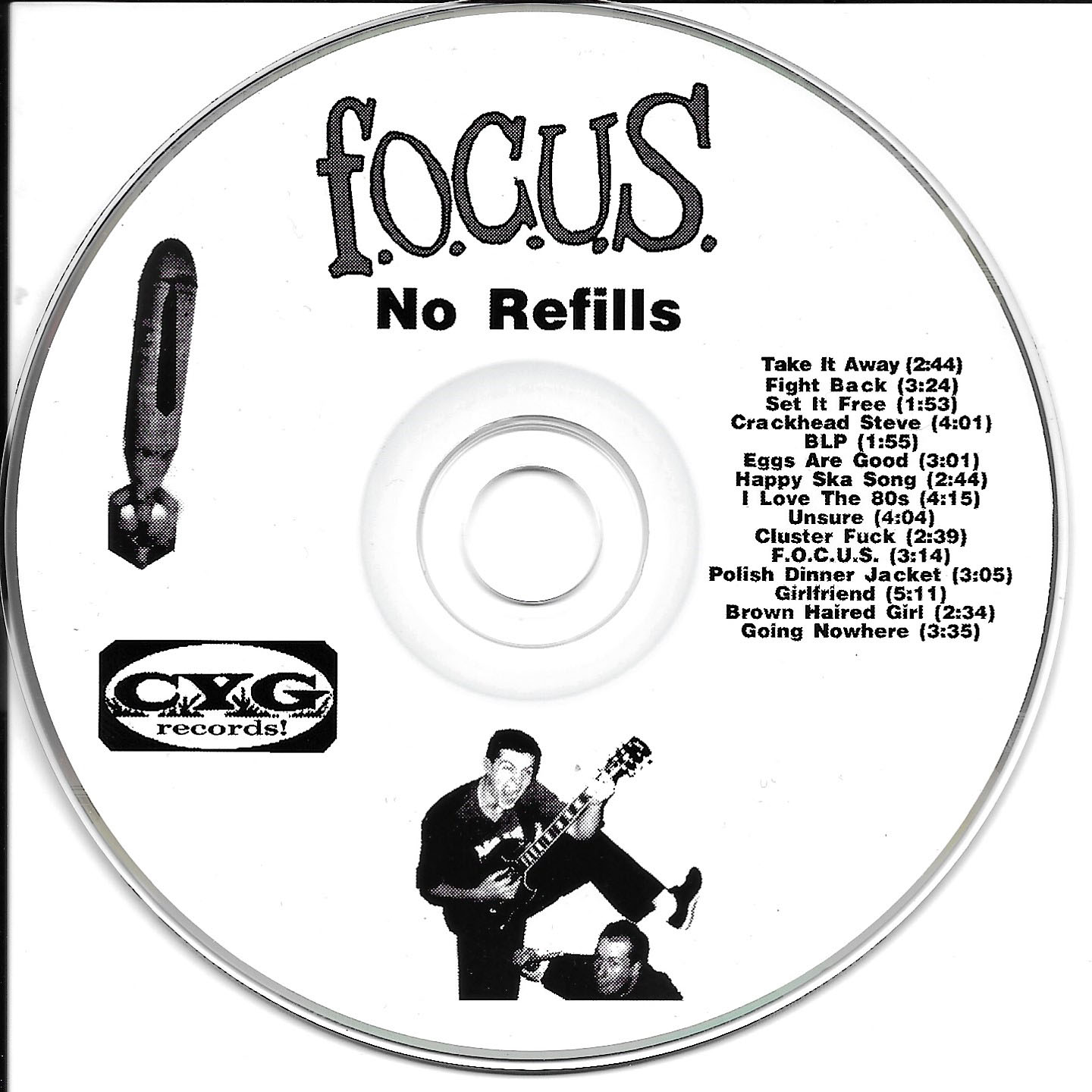 1998 - No Refills CD Art